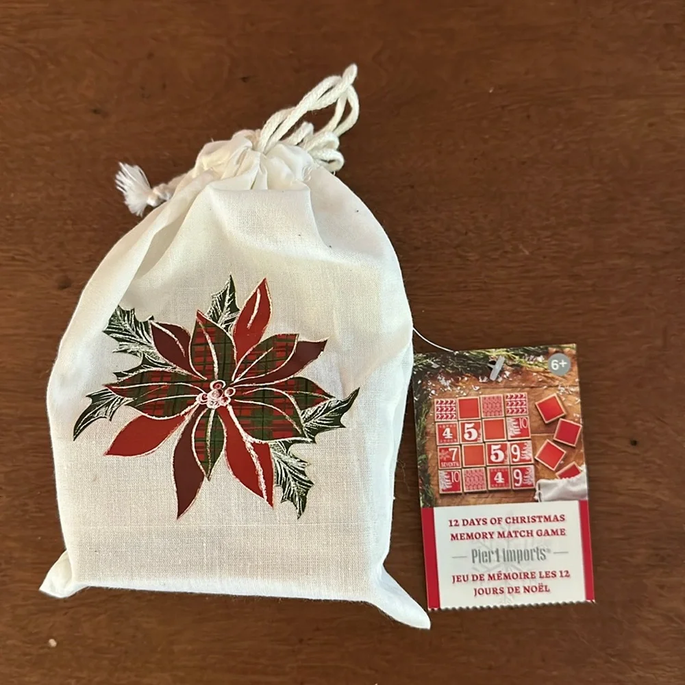 Pier 1 memory match game 12 days of Christmas